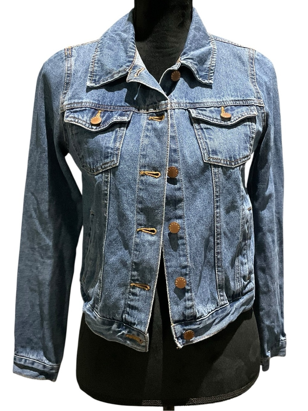 Forever 21 Blue Denim Jean Jacket